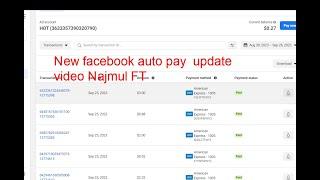 New facebook auto pay  update video Najmul FT