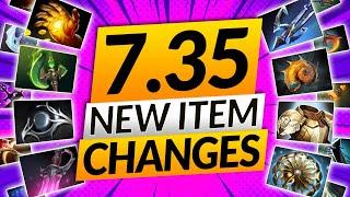 NEW PATCH 7.35 SMASHES THE META - EVERY New Item Change - Dota 2 Update Guide