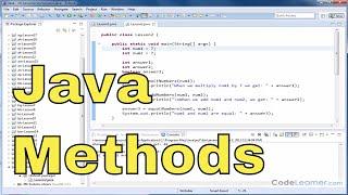 Java Programming Tutorial 02 - Adding Parameters to a Method & Returning Values