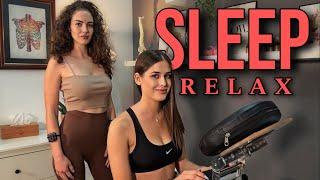 ASMR Sleep Relaxation - Relaxing ASMR Head, Back and Leg Massage for Sleep