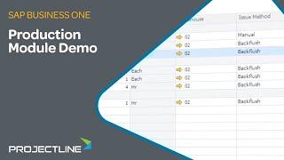 SAP Business One Production Module | Demo for Manufacturing SMEs