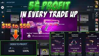 $15 to $50 CSGO TRADE UP | NO RISK CSGO TRADE UP 2023