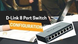 Configure D-Link 8 Port Switch and Change the Default IP