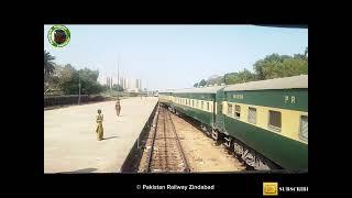 9UP Allama Iqbal Express with AC Standard coach and new Rake is coming to Place on Platform #02