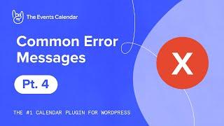 Common Error Messages: Plugin could not be activated because it triggered a fatal error