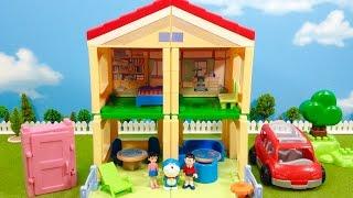 ドラえもん のび太のお家 ブロック /  Doraemon House Blocks Playset