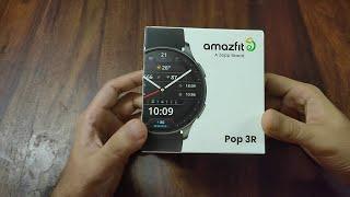 Zepp Amazfit Pop 3R Smartwatch - Unboxing and Review - AMOLDED - Bluetooth Calling & AI - Metal Body