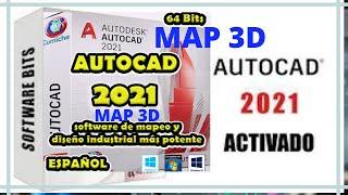 INSTALAR  AUTOCAD MAP 3D 2020 2021️X32 Y 64BITS WINDOWS 7 8 10