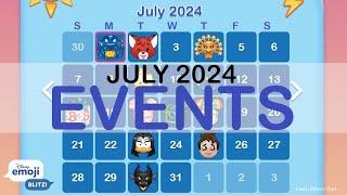 Disney Emoji Blitz Events (July 2024)