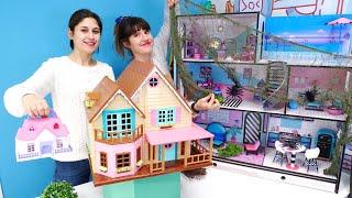 Komik video! Ayşe ve Ümit tavşana bebek evi satmaya çalışıyor! Emlakçılık oyunu