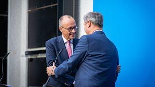 Pressestatement mit Friedrich #Merz und Markus #Söder am 17.09.2024 in Berlin