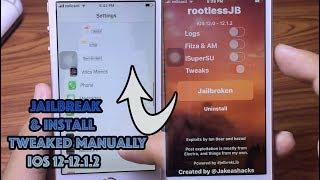 How to Jailbreak & Install Tweaks Manually On iOS 12-12.1.2 (No Computer)