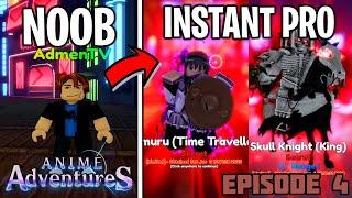 Noob with INSANE LUCK Instantly BECOME More OVERPOWERED in Anime Adventures Roblox