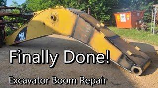 Part Three; Excavator Boom Repair.. Finally!