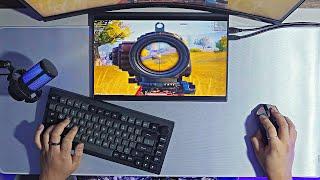 UPERFECT 2K 120Hz Portable Monitor  PUBG MOBILE PC 120 FPS Emulator Gameloop POV ASMR Gameplay