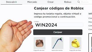 NUEVO PROMO CODE ROBLOX?! CONSIGUE ITEMS QUE VALEN ROBUX GRATIS 2024