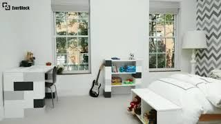 Everblocks UK - Modular Furniture - Desk and shelving