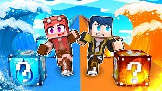 LUCKY BLOCK DI ACQUA VS LUCKY BLOCK DI FUOCO! - MINECRAFT!