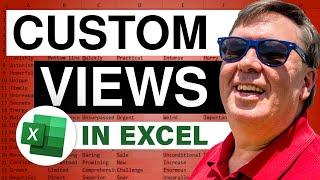 Excel - Quickly Hide and Unhide Columns with Custom Views - Episode 882