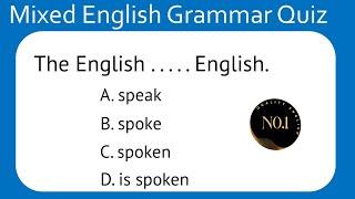 Mixed English Grammar Quiz | Mixed Grammar practice test | 20 Questions | No.1 Quality English
