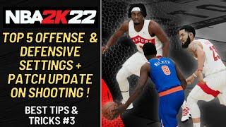 2K22 Patch Update on Shooting Badges + NBA 2K22 Best Defensive Settings !