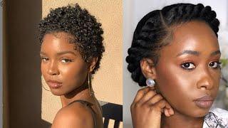 Beautiful Black Women with 4C Hair Type Hairstyles