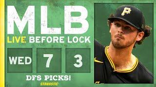 MLB DFS Picks Today 7/3/24: DraftKings & FanDuel Baseball Lineups | Live Before Lock