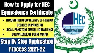 How to Apply for HEC Equivalence Certificate/Letter | Equivalence of Foreign, Local & Deeni Asnad