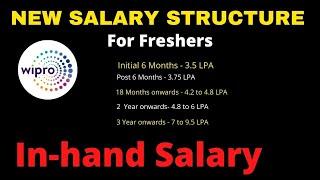 Wipro New Salary Structure || Wipro Salary Breakdown || Wipro In-Hand Salary || Wipro Salary