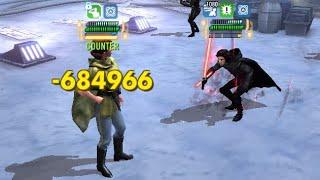 GL Leia is Unkillable in SWGoH