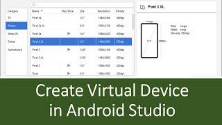 How to Create Virtual Device in Android Studio