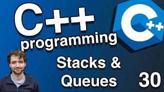 Stacks and Queues Shopping List Exercise - C++ Tutorial 30