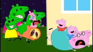 Zombie Apocalypse, Zombie Appears To Visit Peppa Pig City‍️ | Peppa Pig Funny Animation