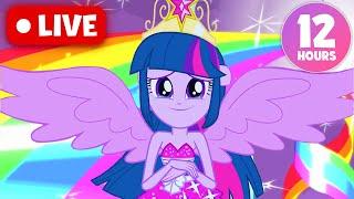  Equestria Girls Live: MOVIE NIGHT MARATHON | Full Movies Children's Cartoon