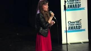 Lauren Pattison at the Chortle  Student Comedy Award final 2015