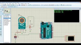 MQ135 Gas Sensor Simulation in Proteus