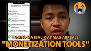  Paano maibalik ang "MONETIZATION TOOLS" kung nagkaroon ka ng mga "VIOLATION and RESTRICTIONS" 