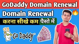 How To Renewal Domain Name In GoDaddy 2020 | Renewal Domain From GoDaddy At Discounted Price