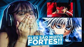 (CHOCADA!!) 2 EM 1 - 7 MINUTOZ - Rap do Gon & Rap do Killua (Hunter X Hunter) - REACT