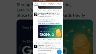 Over Protocol Listing on Gate.io Confirmed #overprotocol #overwalletairdrop #overairdrop #over #web3