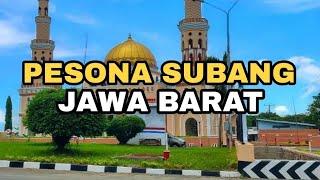 Kota Subang/ Kabupaten Subang 2022 (Drone View) perbandingan infrastruktur dan skyline