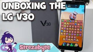 Unboxing the LG V30