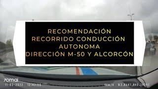 RECORRIDO de EXAMEN RECOMENDADO en MÓSTOLES, Conducción autónoma