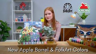 New Apple Barrel & FolkArt Colors - 2022 Walmart New Product Spotlight