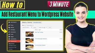 How to add restaurant menu to wordpress website 2024