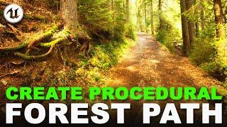 Create PCG Forest Path with Unreal Engine 5.3 - Tutorial