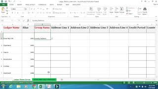 Excel to Tally|Import Ledger Master with full details|Alias|Address|Contact Person|Mobile No|Email|