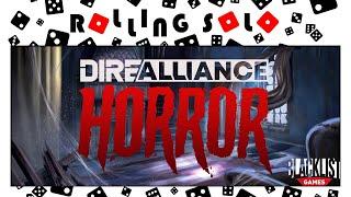 Dire Alliance: Horror | Kickstarter Preview | Solo Playthrough