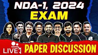 NDA-1, 2024 Exam Analysis  |  Live Paper Discussion