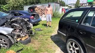 #tdi#octavia #pulling engine from car part 2